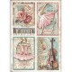 DECOUPAGE PAPIER DE RIZ PASSION CARTES STAMPERIA